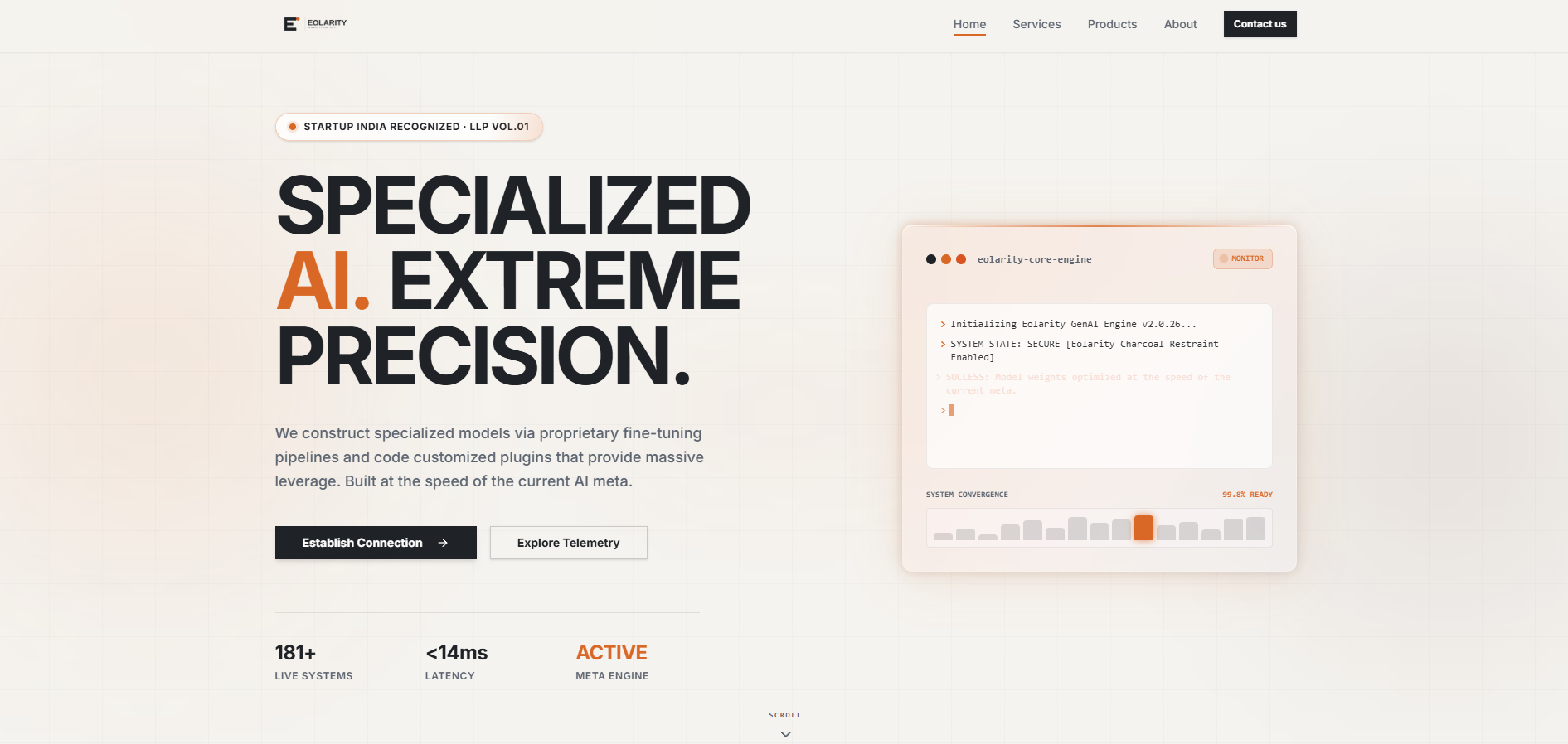 Eolarity interface preview