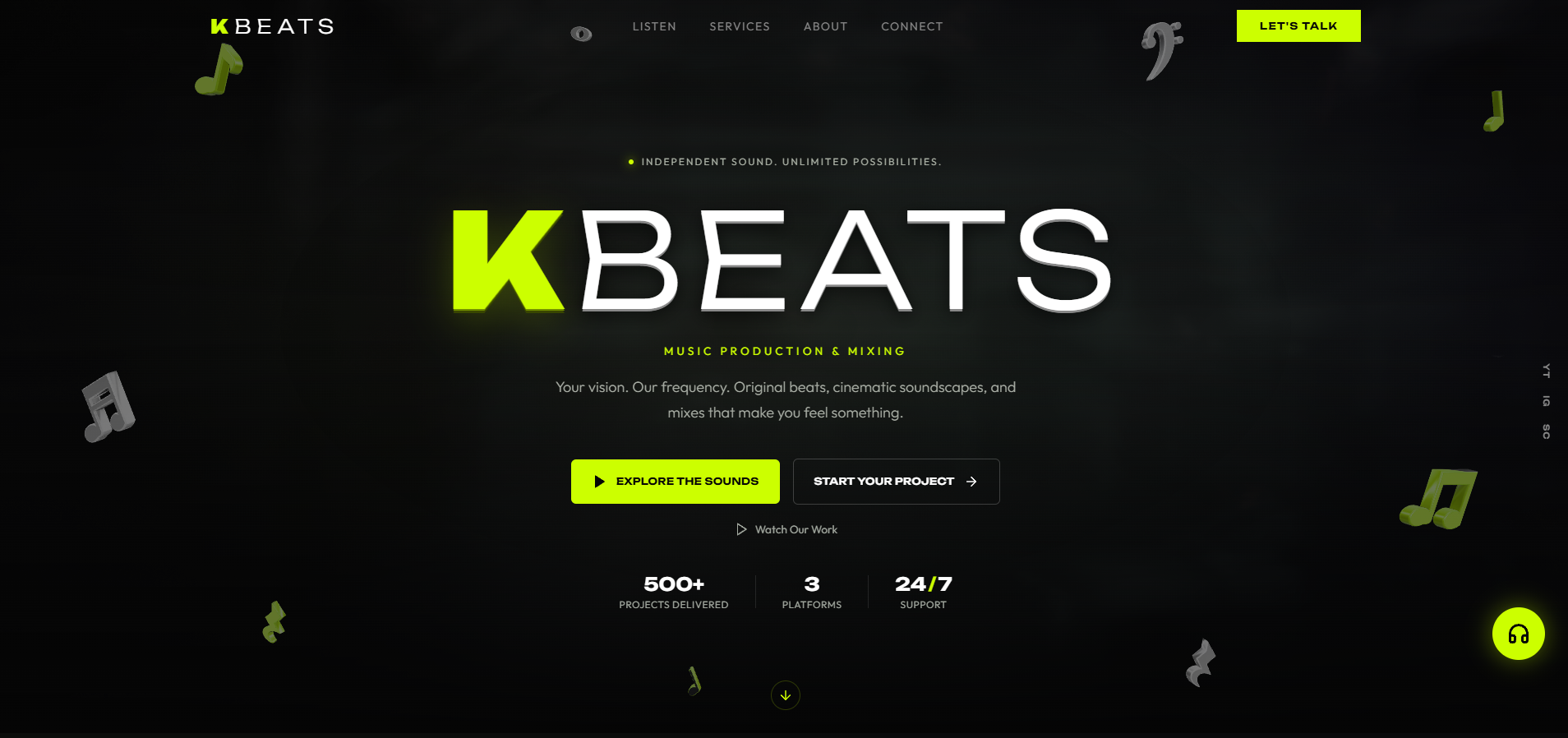 KBeats interface preview